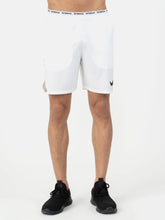 Elastic Waist with Reflective Stripe Open Cut Shorts - White